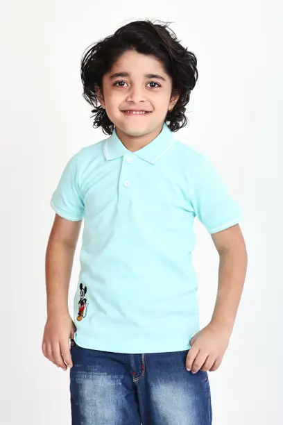 Boys Printed Pure Cotton Regular T Shirt